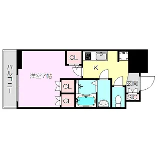 アルティザ淡路駅東【14階】の間取り