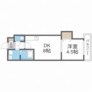 東洋ハイツC棟【2階】の間取り
