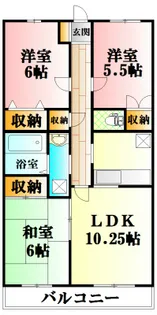 若宮ビル【3階】の間取り
