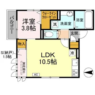 ドルチェヴィータII【2階】の間取り
