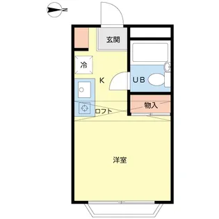 ベルピア八柱第1-1【2階】の間取り