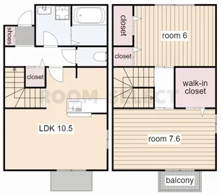 モアール【1階】の間取り
