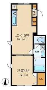 レストフル中野【1階】の間取り