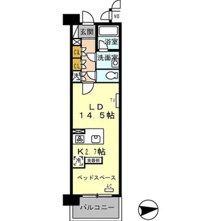 ロイヤルパークス西新井【11階】の間取り