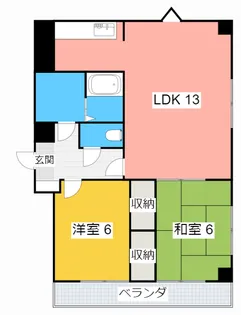 サンシティウィンディーコート【4階】の間取り