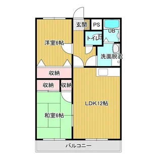 レジデンス秋山II【3階】の間取り