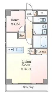 GREEN FOREST(グリーンフォレスト)【1階】の間取り