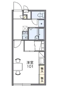 レオパレス2004【2階】の間取り