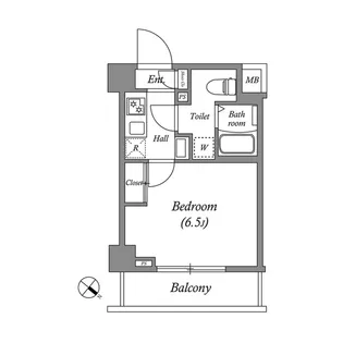 GENOVIA南行徳skygarden【1階】の間取り