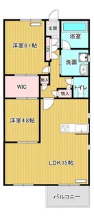 Casa Fuji【3階】の間取り