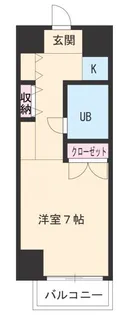 メゾン・ド・セレブラル【6階】の間取り