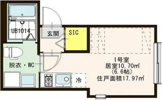 ポルージュ小岩【1階】の間取り