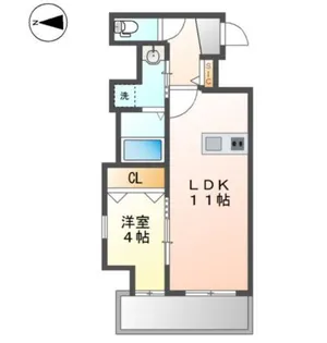 White Lord 錦【7階】の間取り