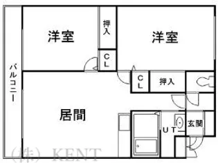 星パーク正冨【2階】の間取り