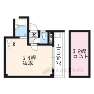 フジハイツ【3階】の間取り