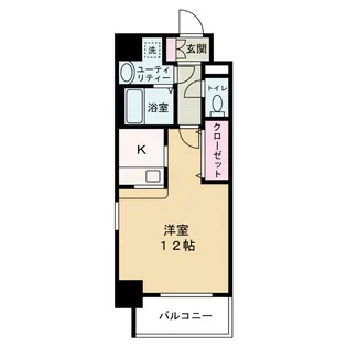 エスリード福島リバーフロント【11階】の間取り