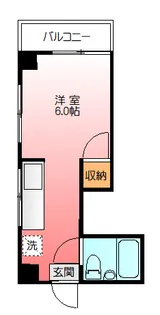 ヴィラ東林間【2階】の間取り