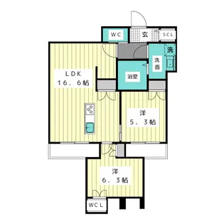 Stella South court【3階】の間取り