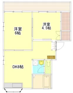 フォーブル隅田【1階】の間取り