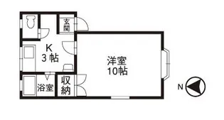 マーセルグリーンシャトー【1階】の間取り