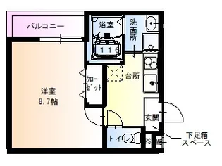 フジパレス太子橋III番館【3階】の間取り