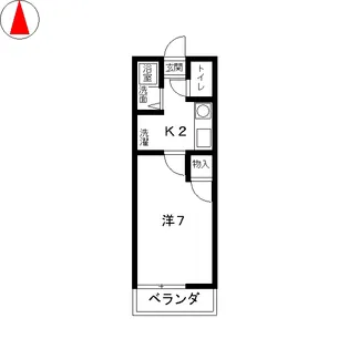 野村グリーンヴィレッジ E棟【2階】の間取り