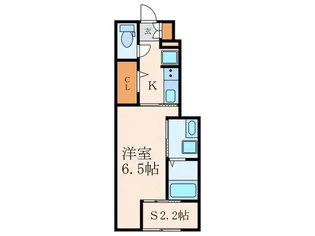 プレミール宇佐【1階】の間取り