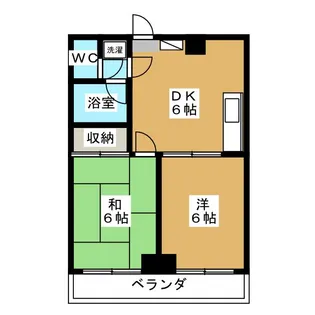 サンライズ末広I【4階】の間取り