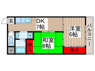 イノマタハイツ【3階】の間取り