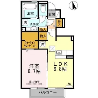 パストラル【1階】の間取り