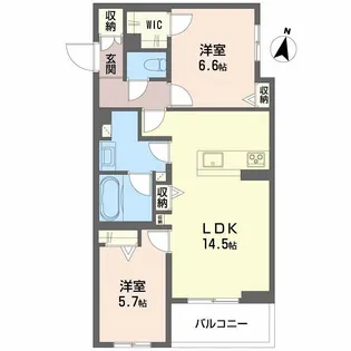 カノープス【2階】の間取り