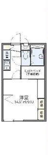 レオパレスカステーロ【2階】の間取り
