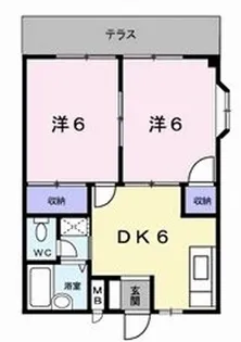 リバティコーポヒロ【1階】の間取り