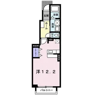 ライジングサン【1階】の間取り