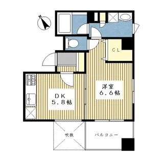 ヒロ・ガーデン・センター南2【3階】の間取り
