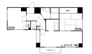 大栄・十二所前レジデンス【2階】の間取り