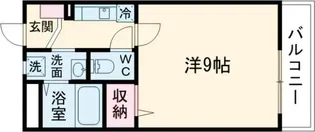 アルカディア【1階】の間取り