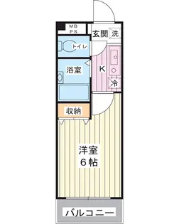 パレ・エレガンス【3階】の間取り