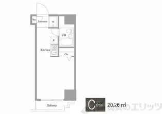 エルプレイス住吉【7階】の間取り