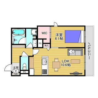 シャーメゾン ボーテ【3階】の間取り