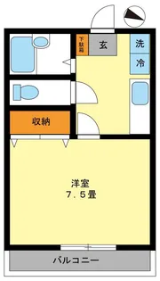 マロンフロール【2階】の間取り