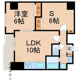 グランクオール西小岩【8階】の間取り