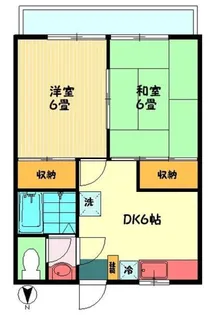 KSフラワーハイム【2階】の間取り