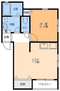Ciel Clair(シエル・クレール)【2階】の間取り