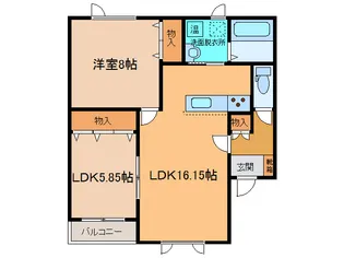 ノルドN【2階】の間取り