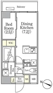アジールコート三軒茶屋【4階】の間取り