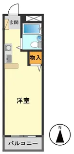 コーポザルツブルク【2階】の間取り
