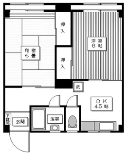 ハヤマビル【2階】の間取り