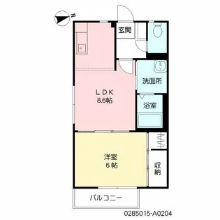 ファミール オランジュ【2階】の間取り