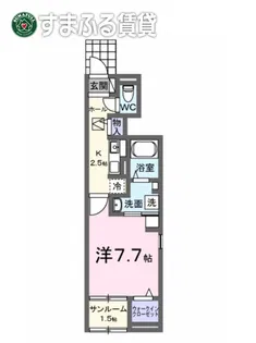 フラン アビタシオン【1階】の間取り